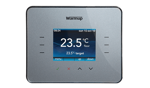warmup 3ie programmable thermostat silver
